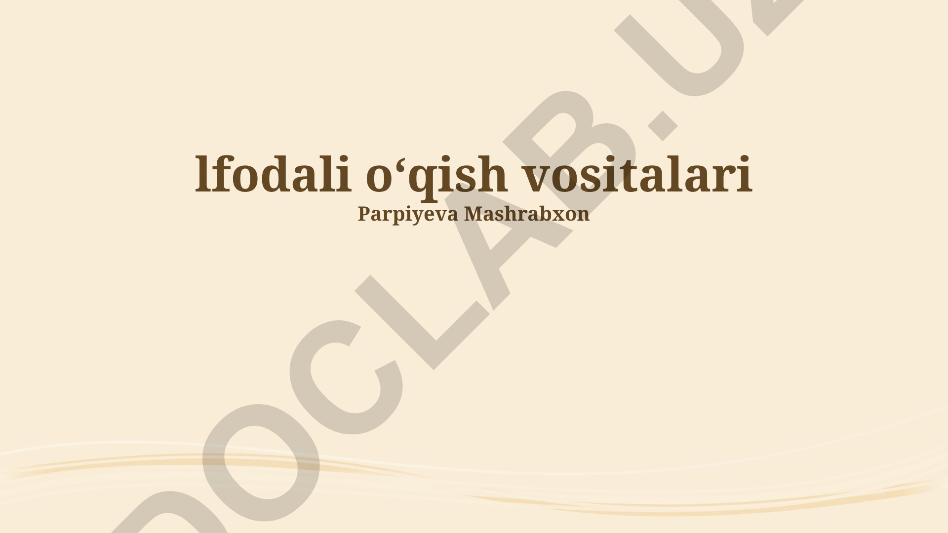 Ko'rish qobiliyati cheklanganlar uchun o'qish vositalari va texnologiyalari