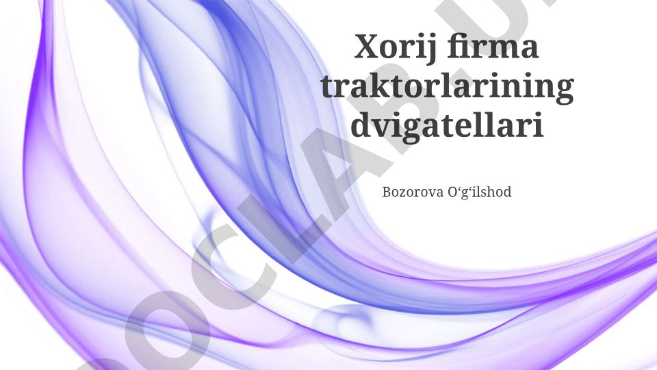 Xorijiy traktor dvigatellari: texnologiyalar, brendlar va xususiyatlar
