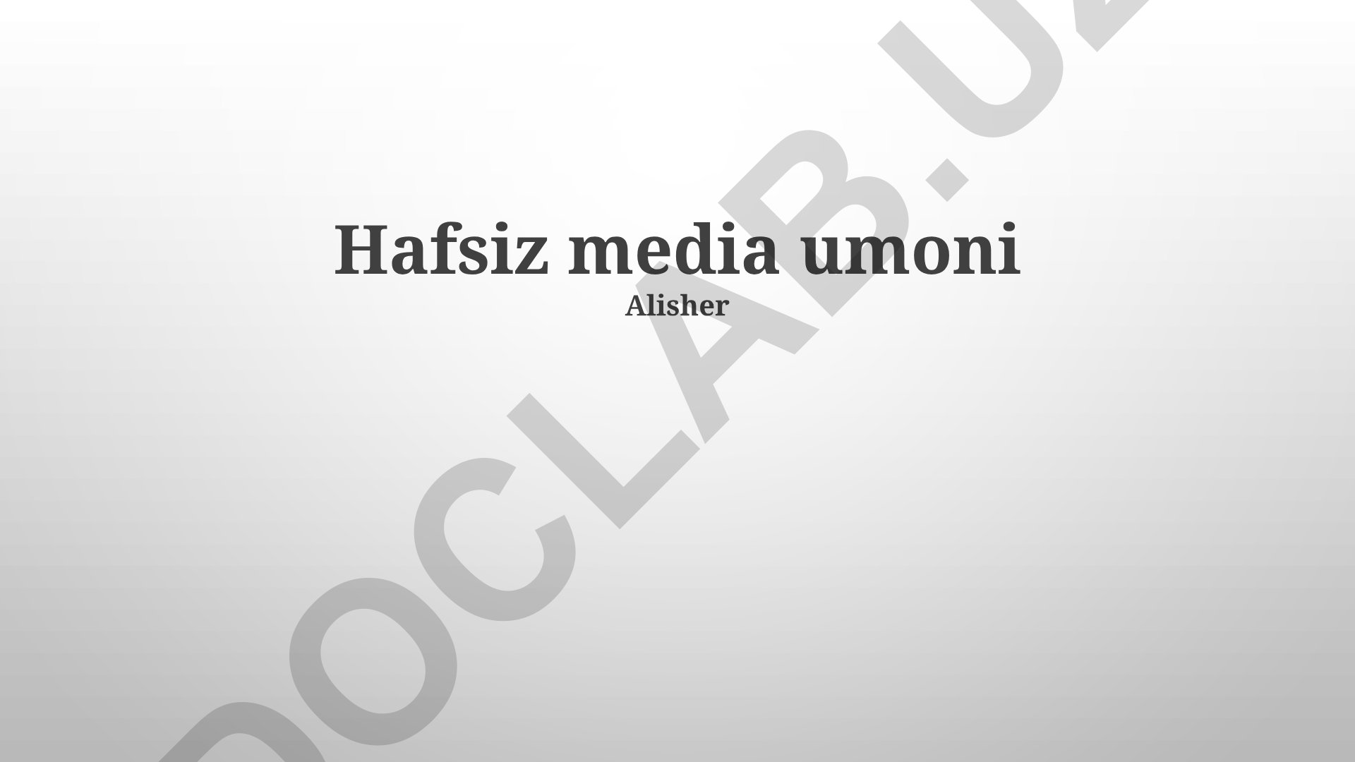 Hafiz Media Kompaniyasining faoliyati va kelajak rejalari