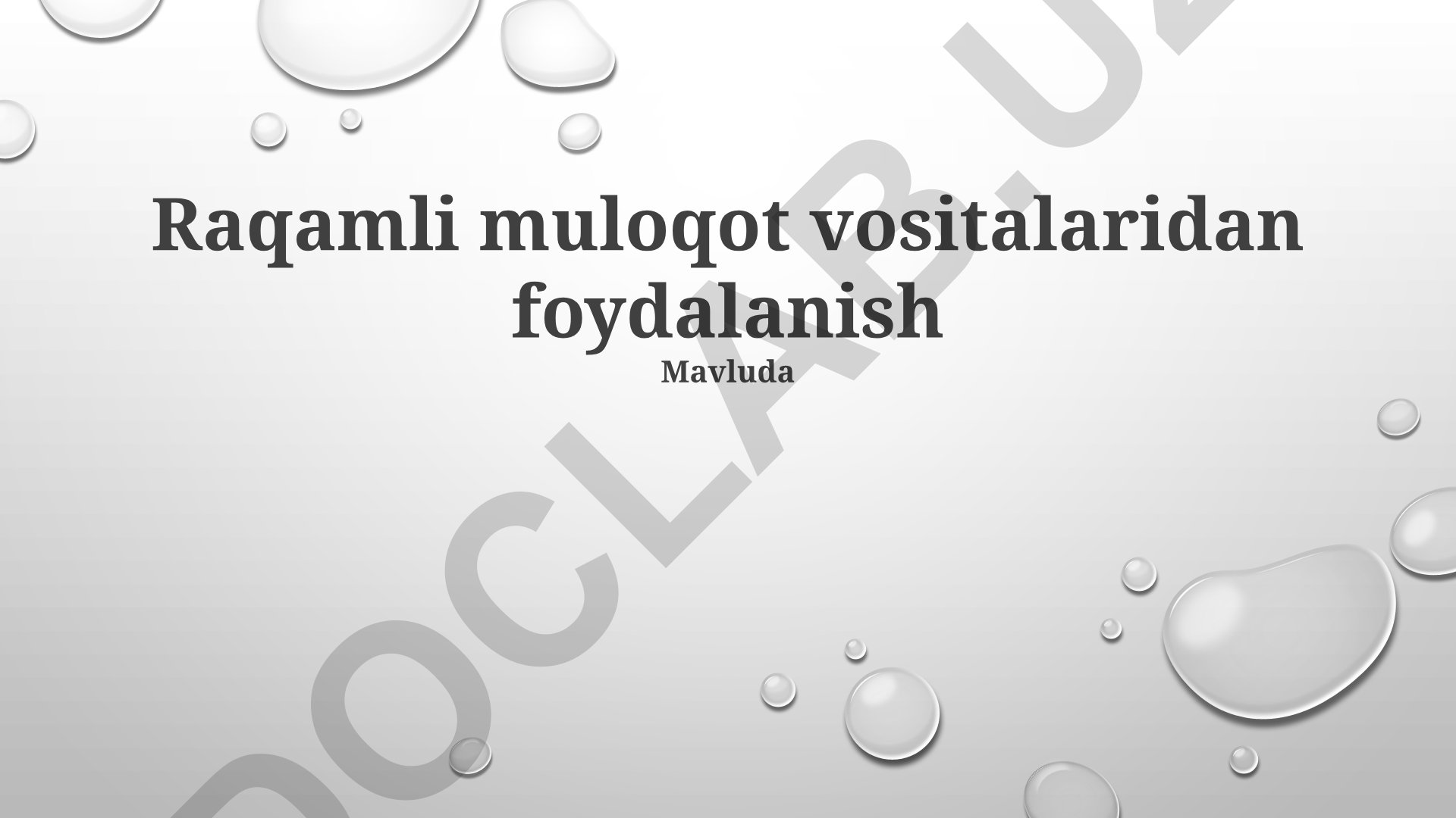 Raqamli aloqa vositalaridan foydalanish va samarali strategiyalar