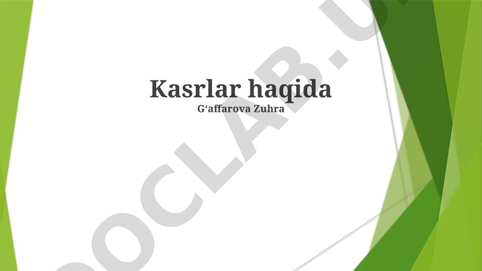 Qal'alar tarixi, arxitekturasi va ahamiyati