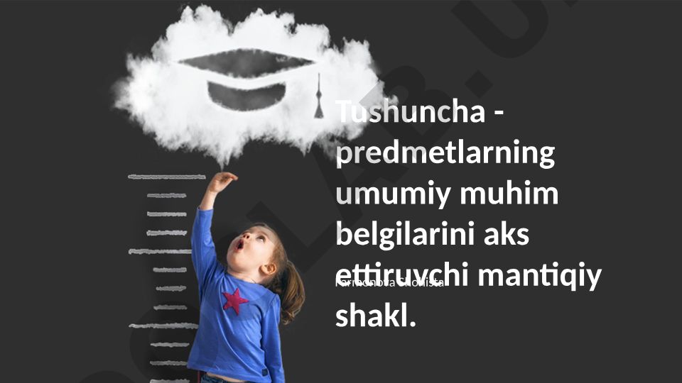 Tushuncha: Umumiy Muhim Xususiyatlarni Aks ettiruvchi Mantiqiy Shakl