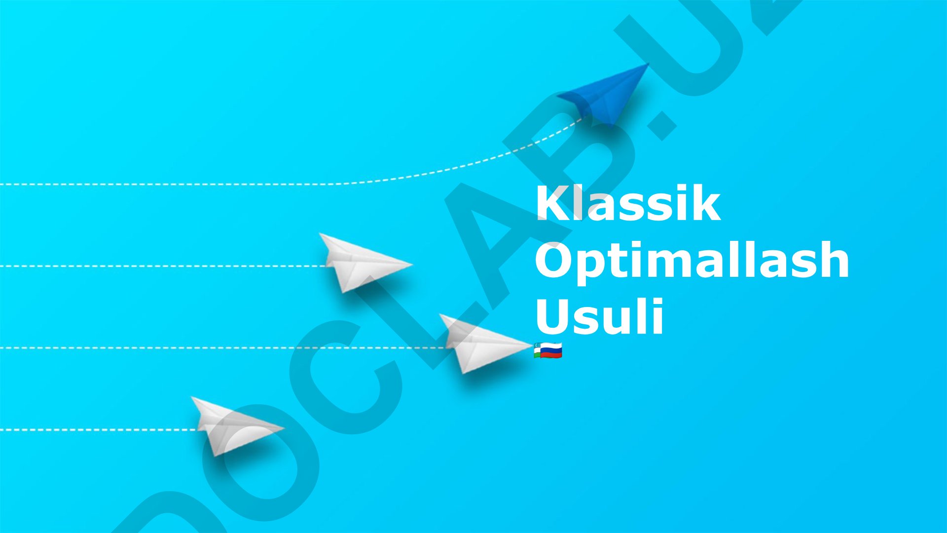 Klassik Optimallash Usuli