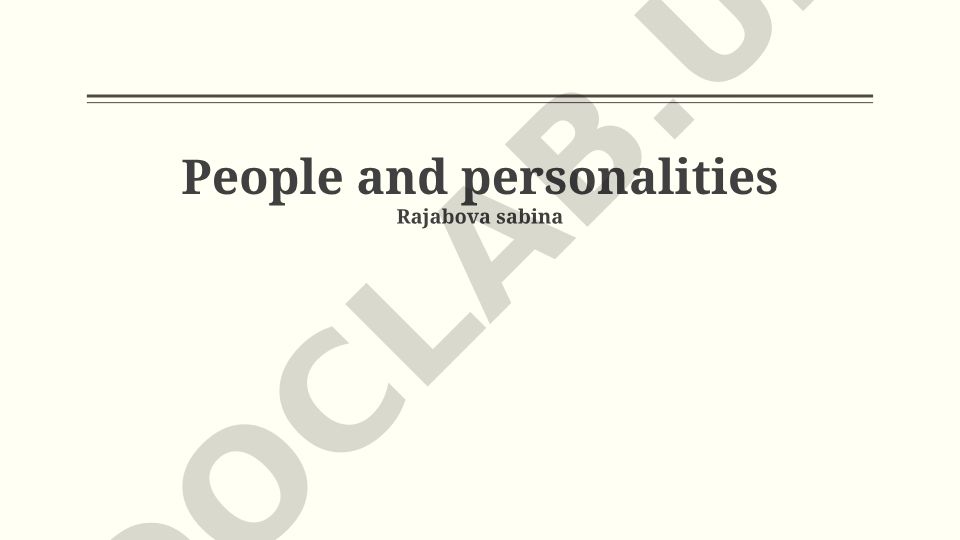 Understanding Personality: Theories, Traits and Social Influences