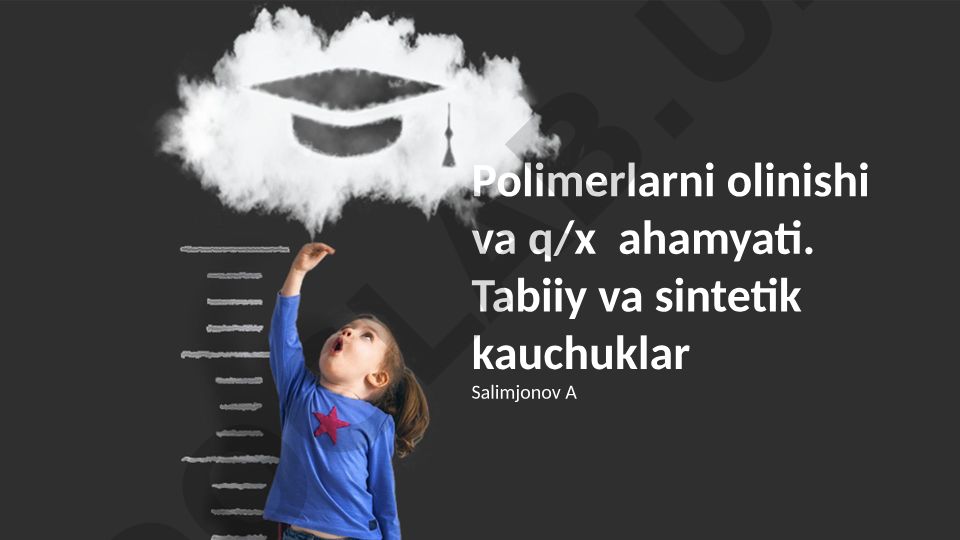 Polimerlarni olinishi va qishloq xo'jaligidagi ahamiyati