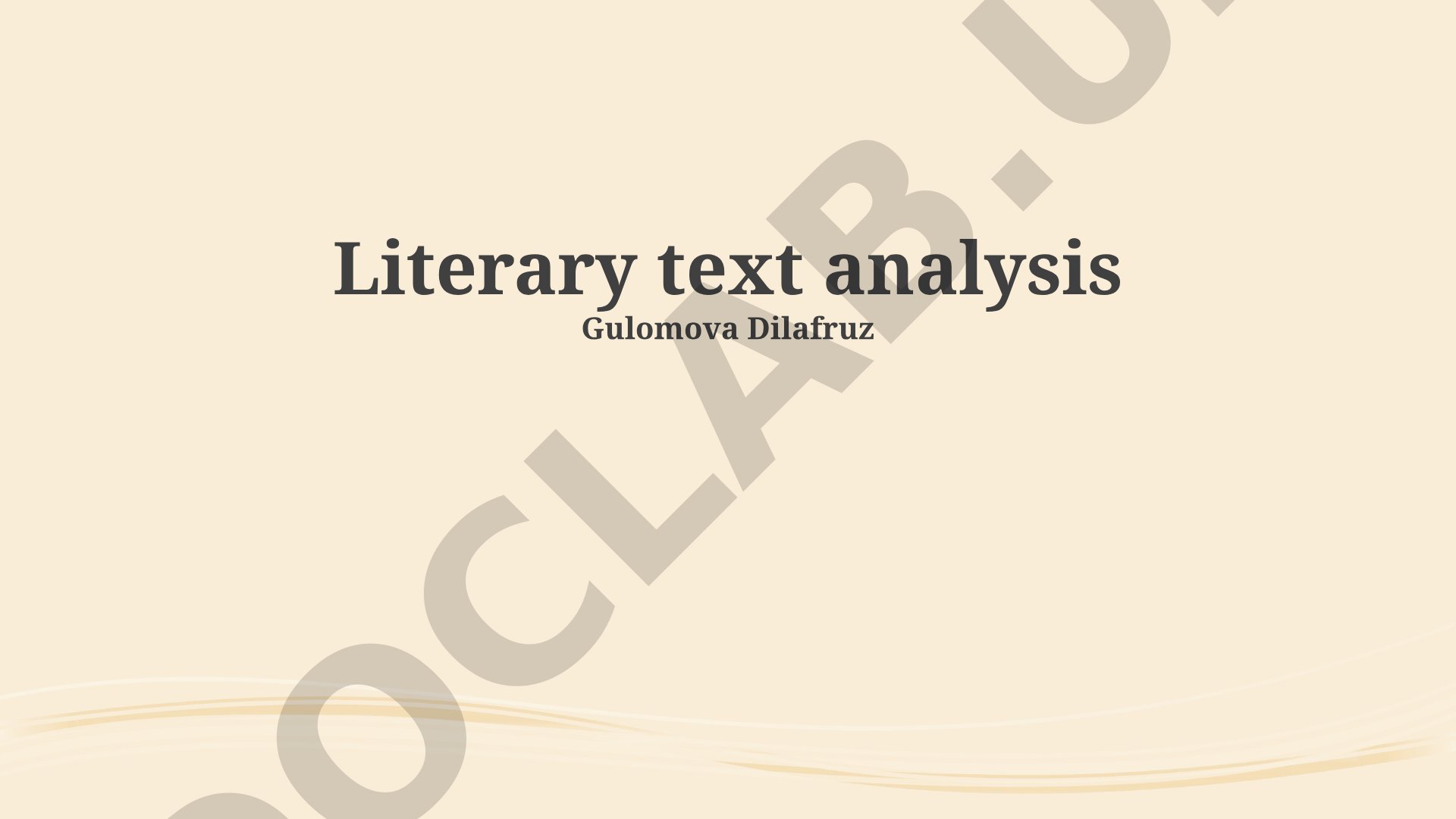 Literary text analysis of 'The Chrysanthemums'