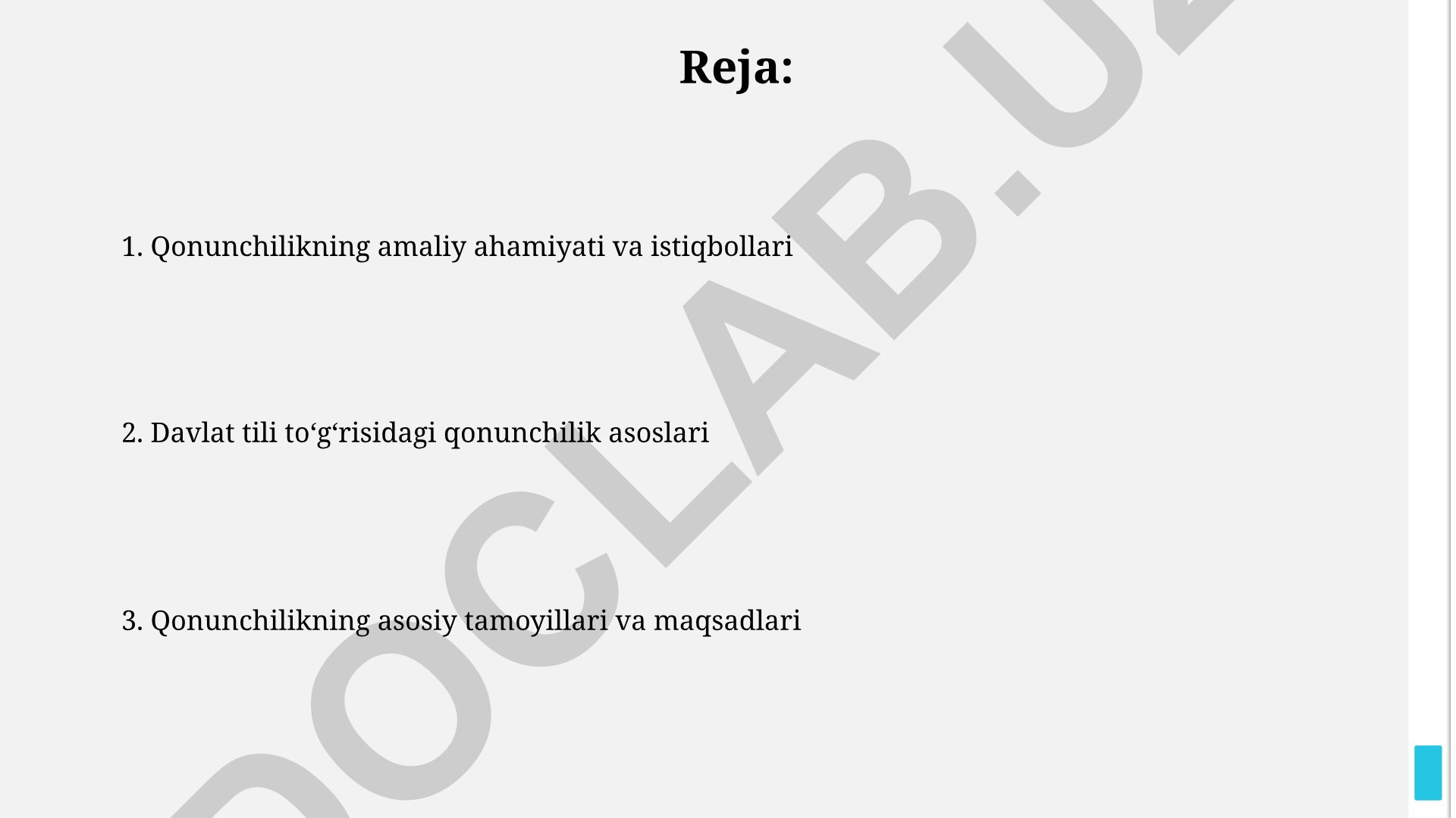 O'zbek tilining qonunchilik asoslari va amaliy ahamiyati