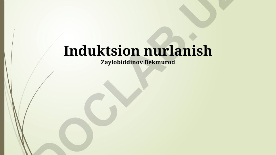 Induksiya nurlanishi: mohiyati, o'lchanishi va tibbiyotda qo'llanilishi