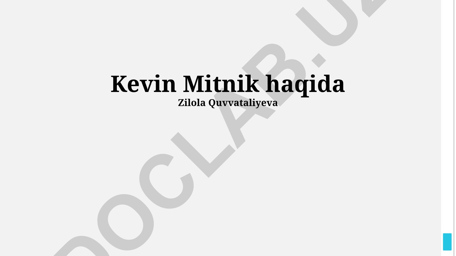 Kevin Mitnik: Qora Qalpoqdan Xavfsizlik Konsultantigacha