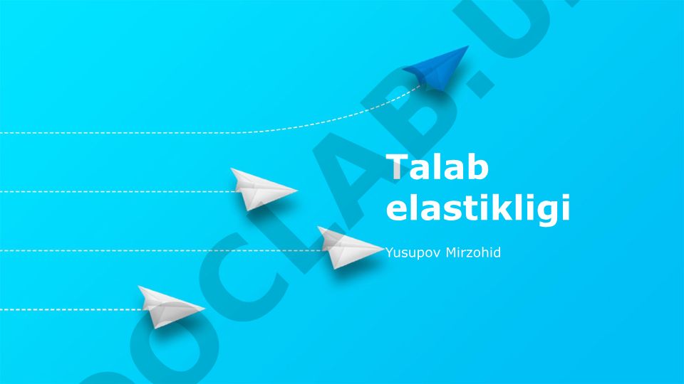 Talab elastikligi va narx strategiyalari