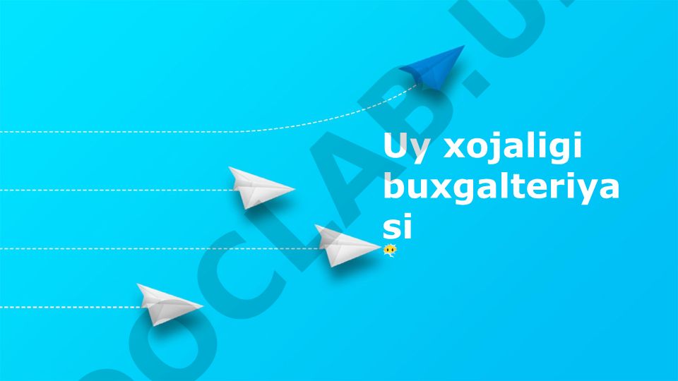 Uy xojaligi buxgalteriyasi va ferma moliyaviy boshqaruvi