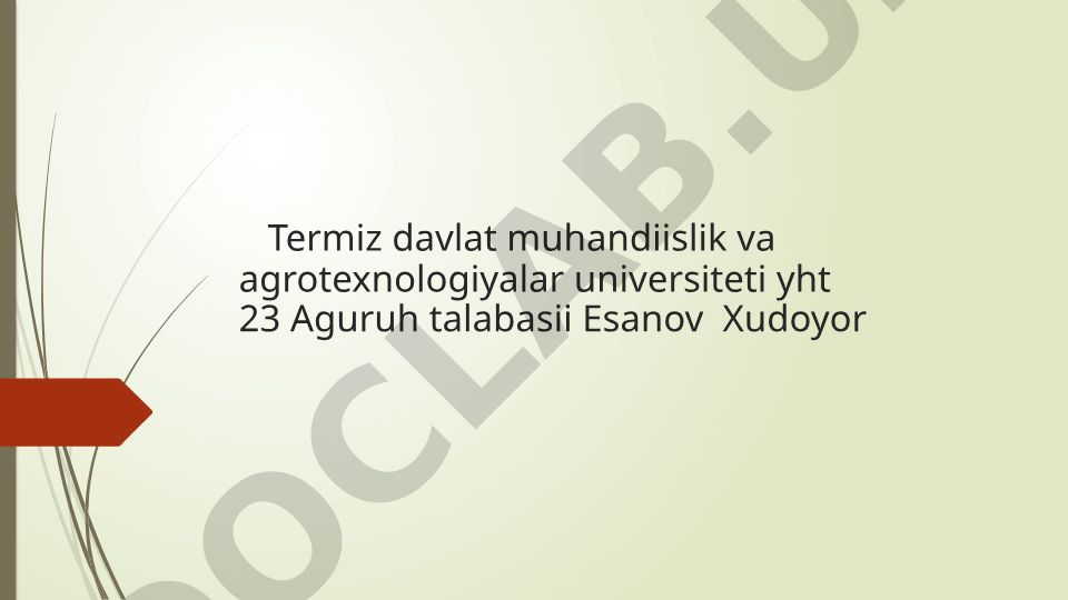 Yo‘l poyi qurilishida sifat nazoratini tashkil etish masalalari