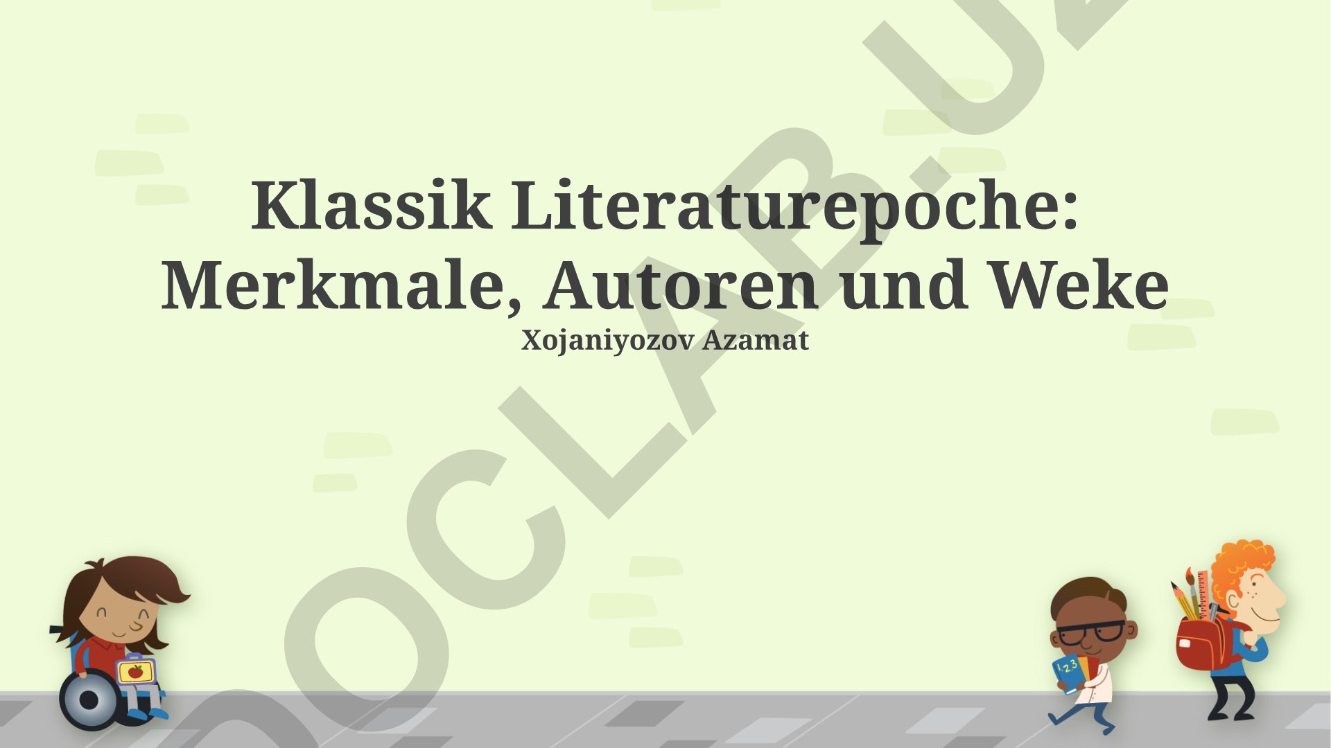 Klassik Literaturepoche: Merkmale, Autoren und Werke