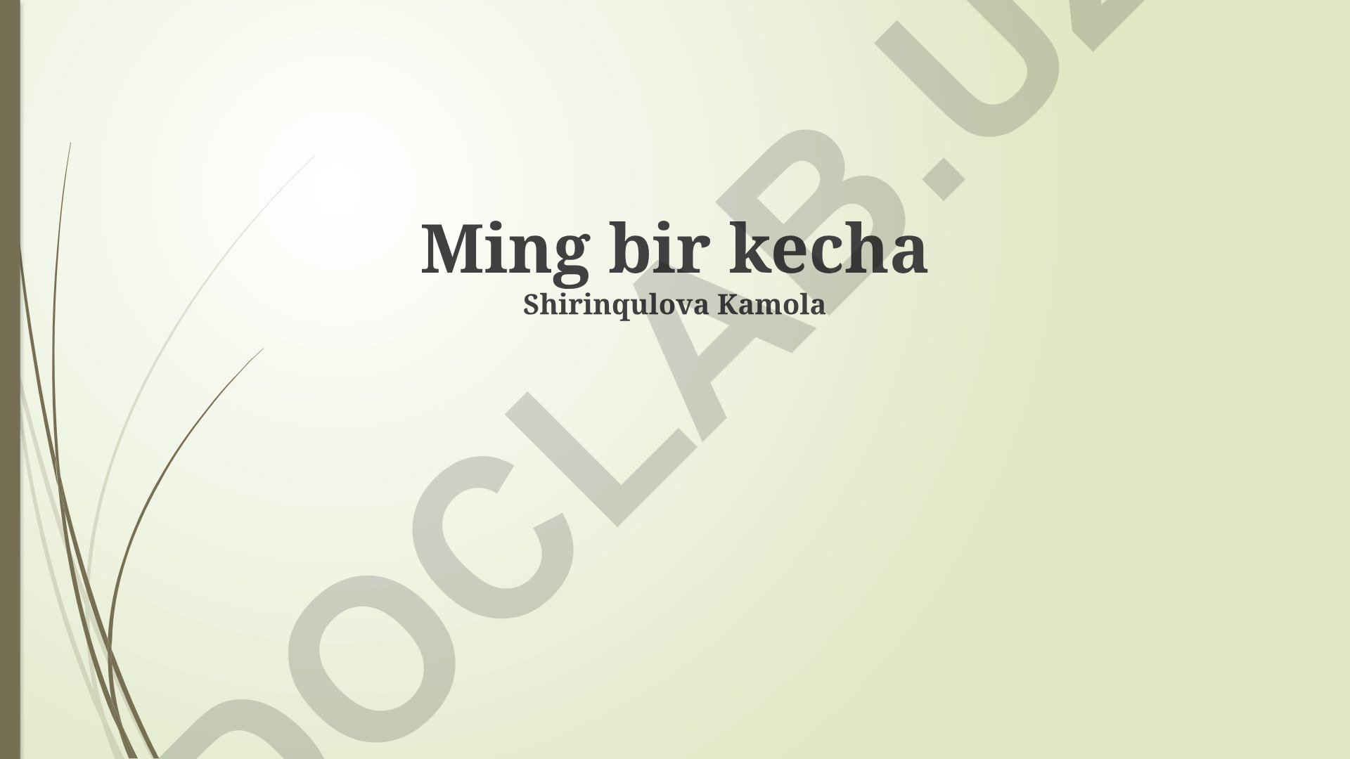 Bir kechaning oqibatlari, sabablari va boshqarilishi