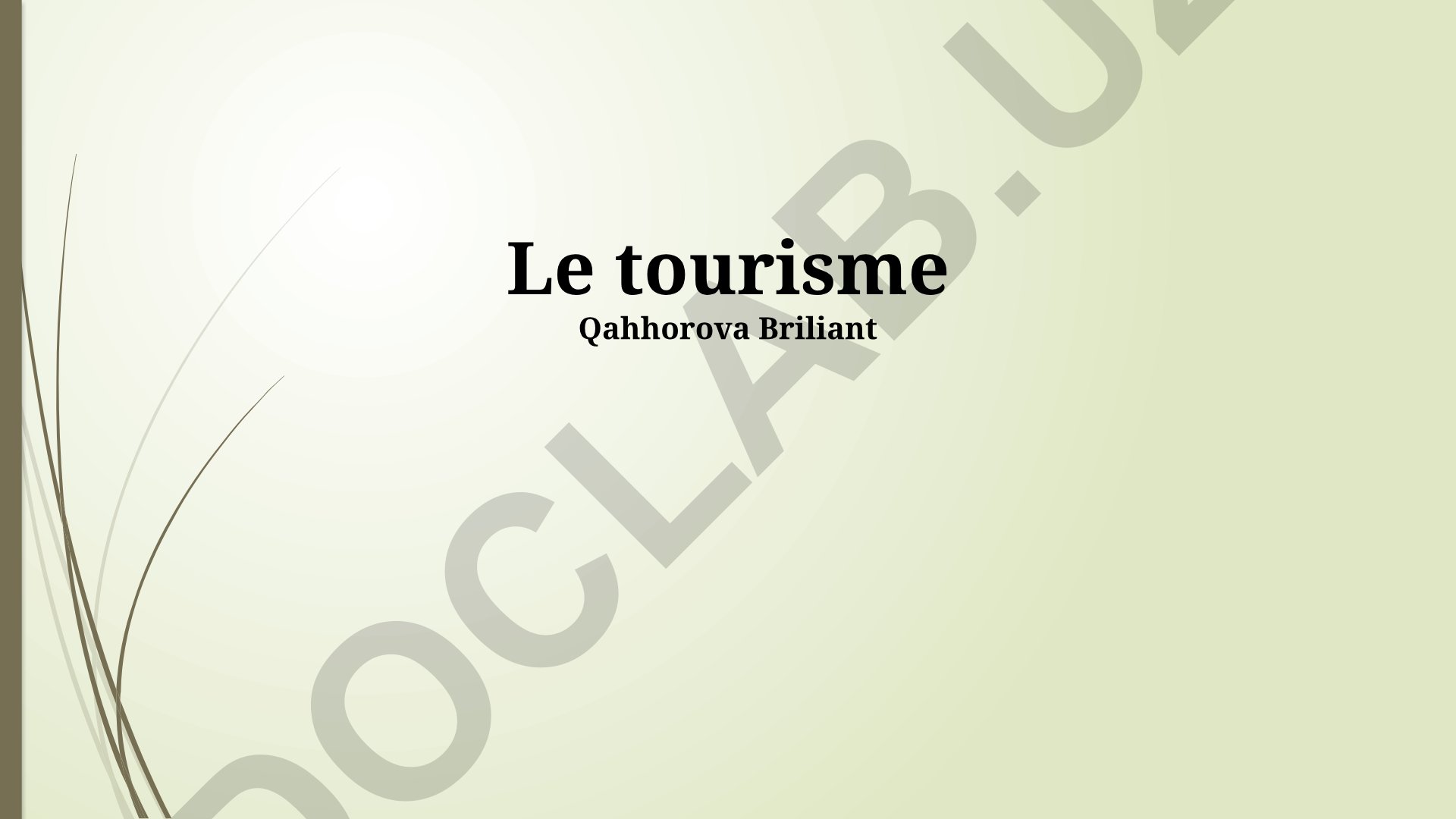 Le Tourisme Durable et Responsable