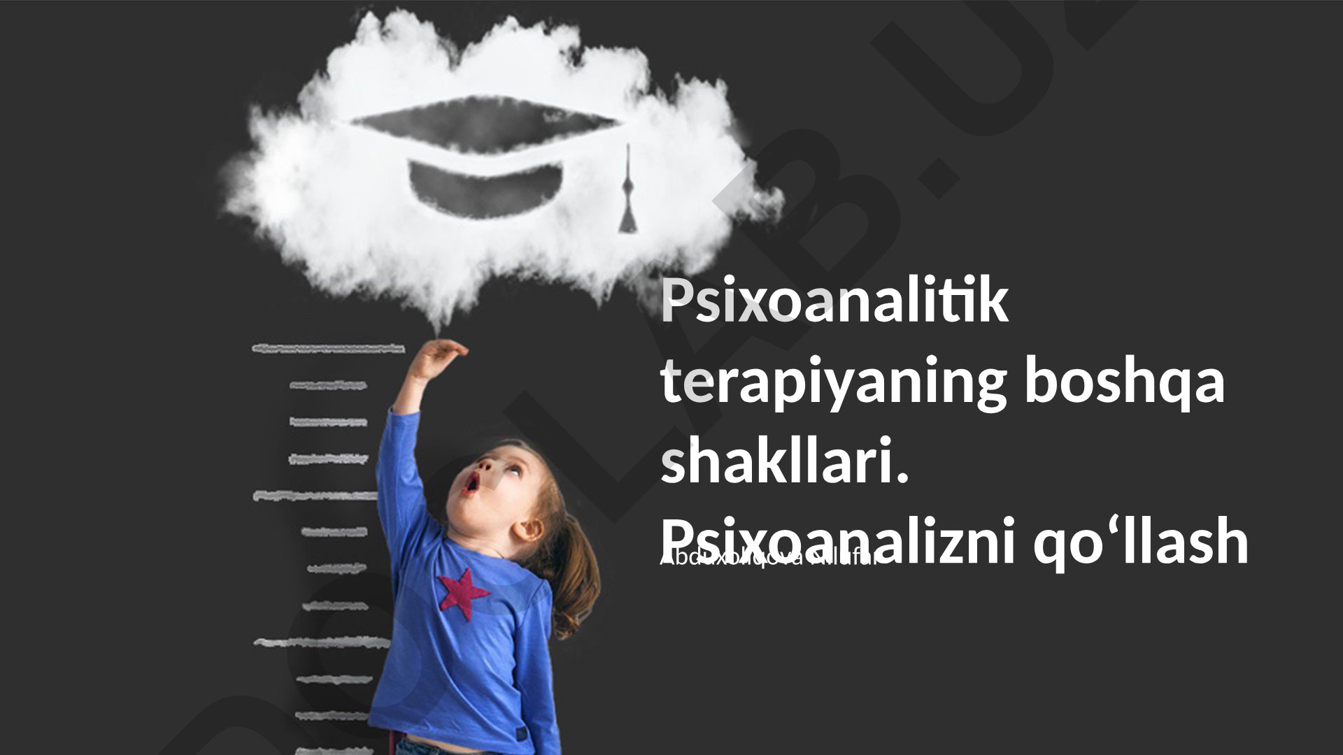 Psixoanalitik terapiyaning boshqa shakllari va qoʻllanilishi