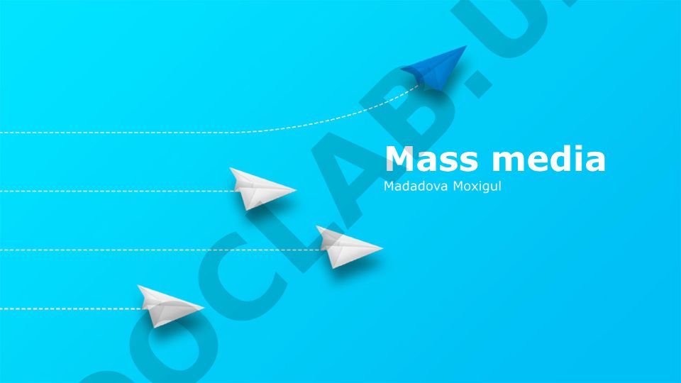 Mass media: evolution, types, impact and future trends