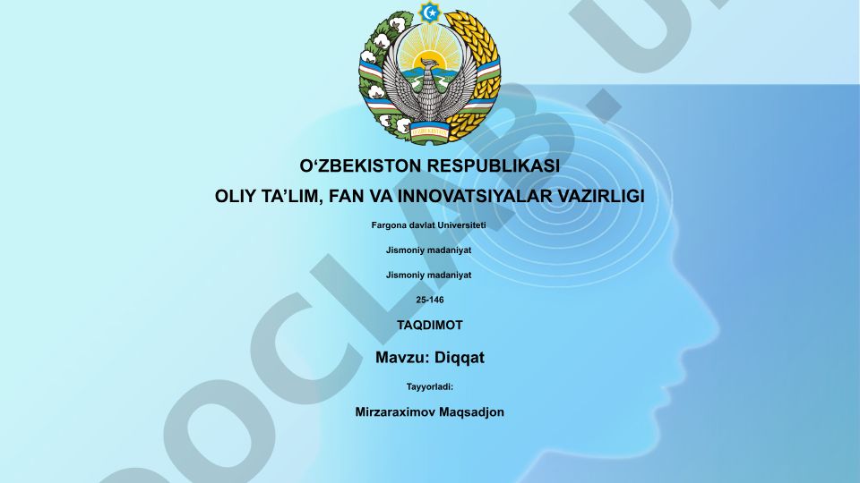 Diqqatning asoslari, neyrofiziologiyasi va rivojlantirish usullari