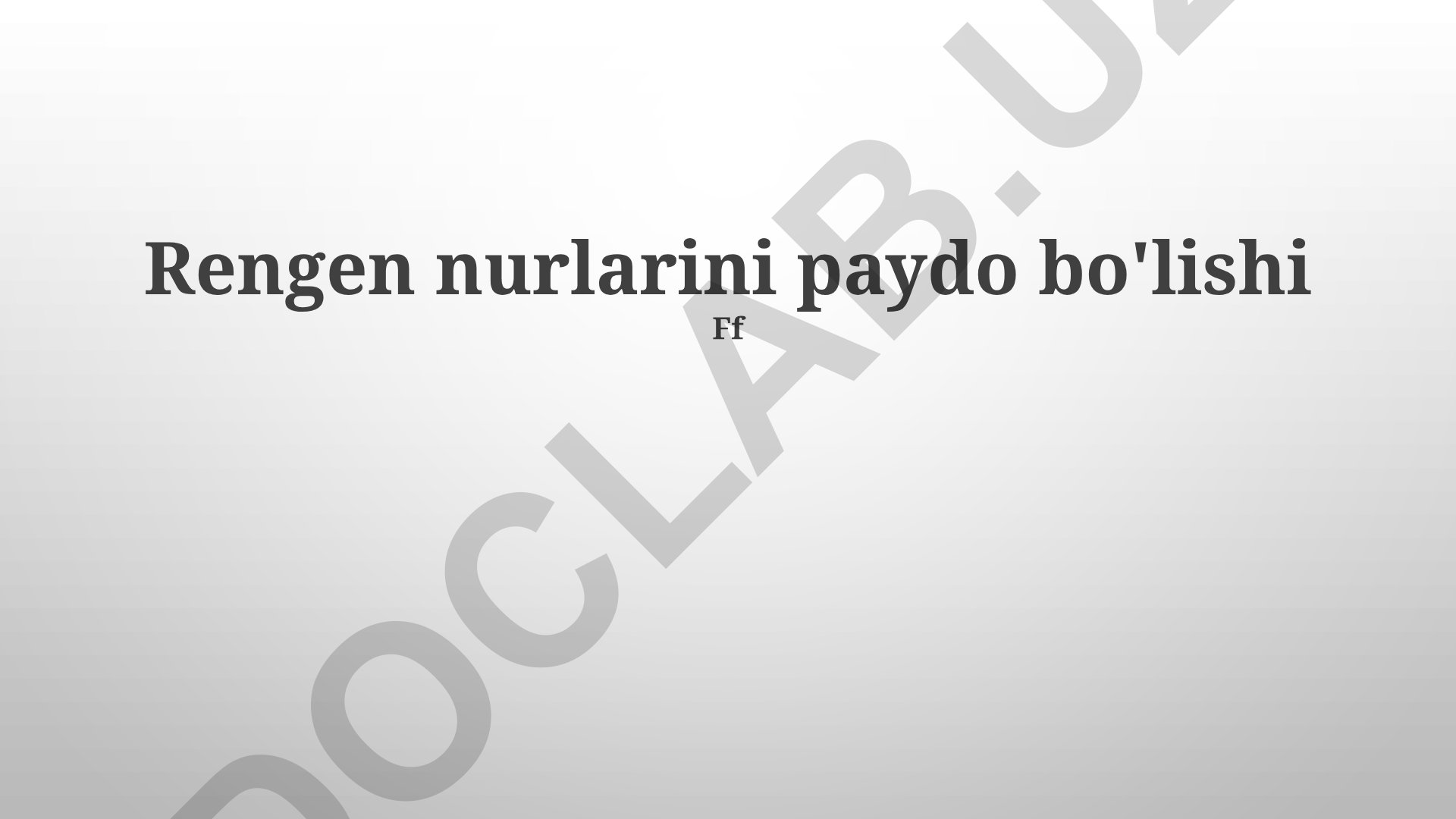 Kamalak nurlarining paydo boʻlishi va shakllanish jarayoni