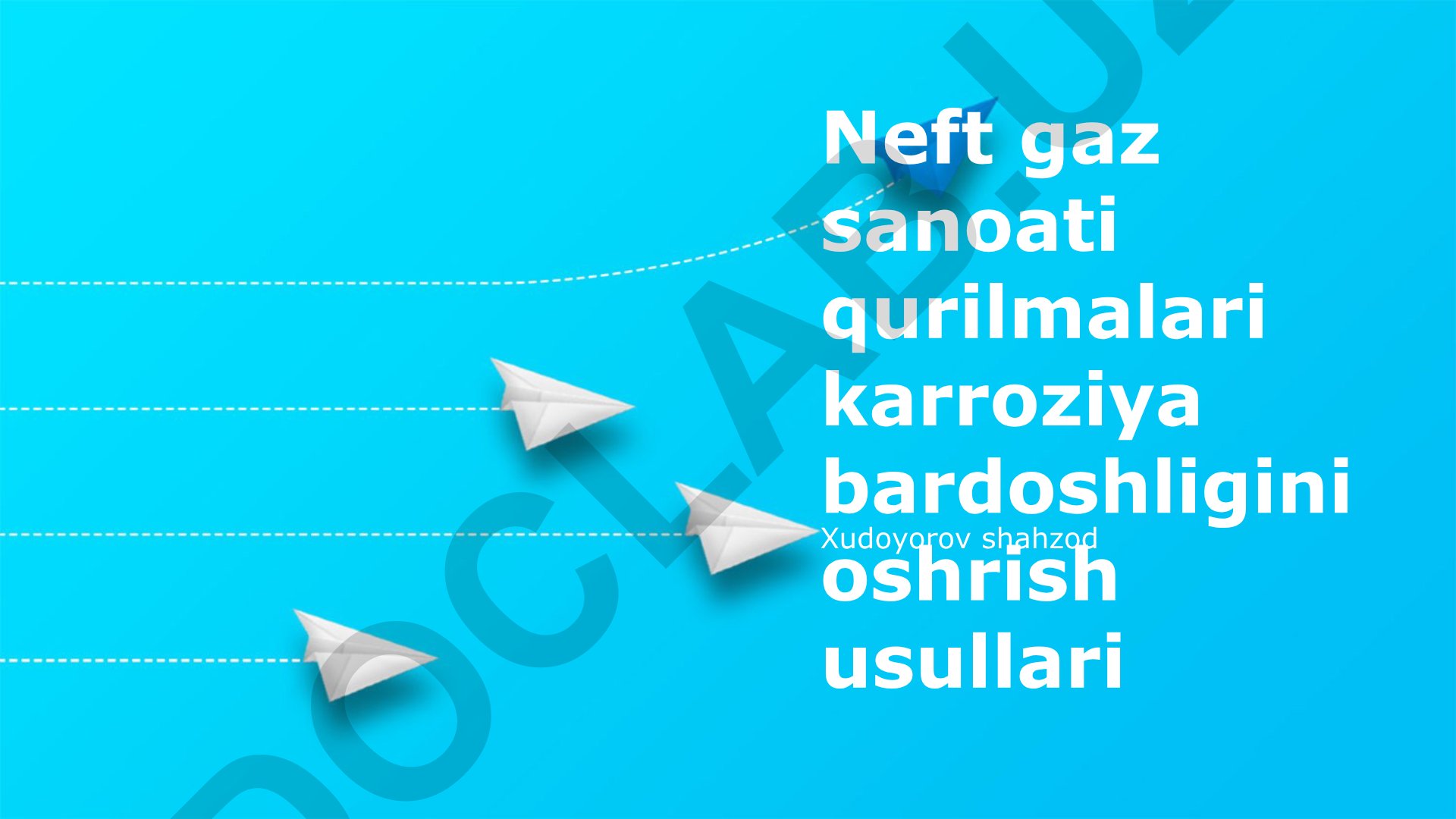 Neft gaz sanoati qurilmalari karroziya bardoshligini oshirish usullari