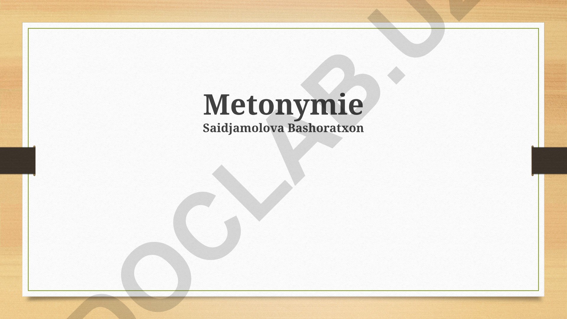 Metonymien in verschiedenen Kontexten: Definition, Funktion und Geschichte