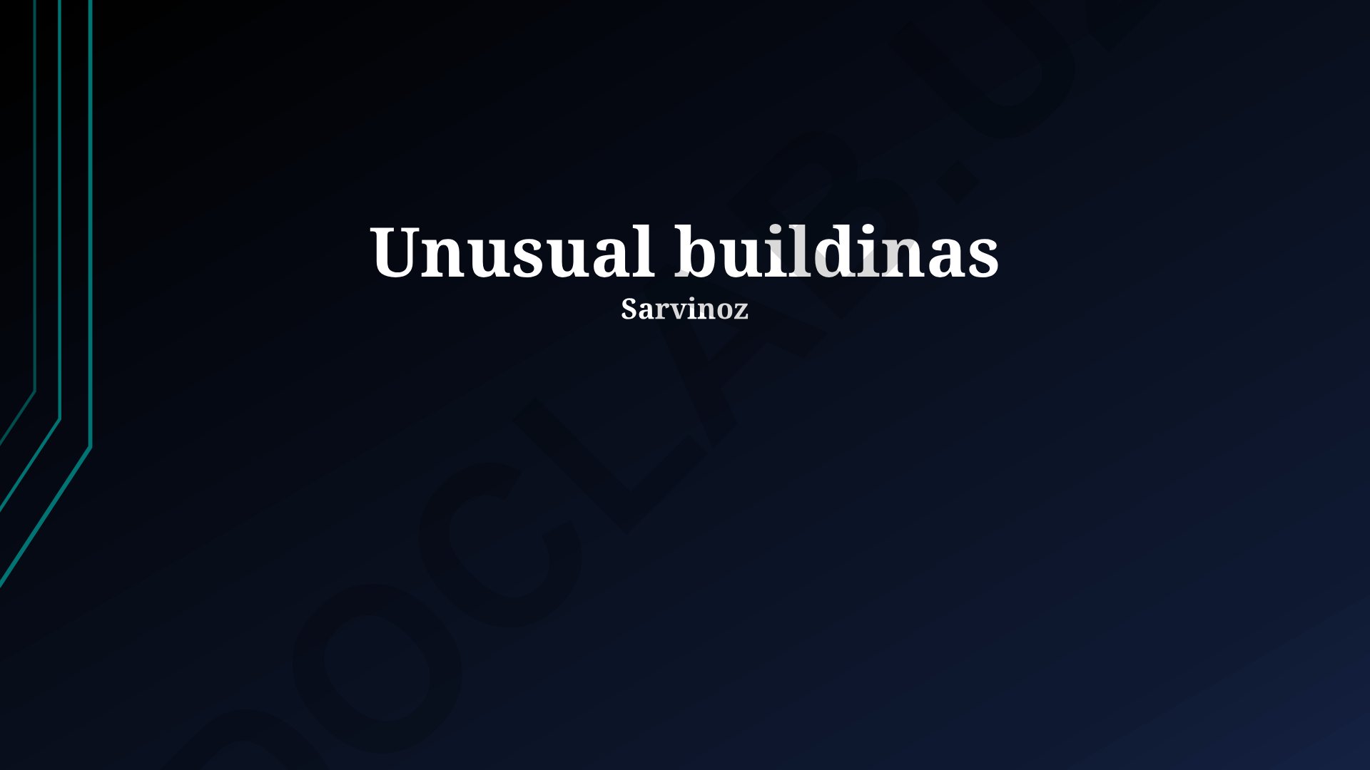 Unusual Buildings: Structures of the Surreal and Architectural Oddities