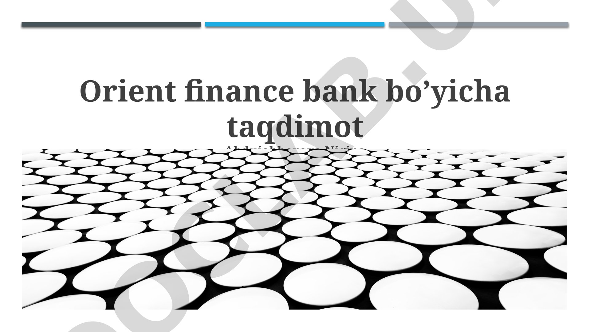 Orient Finans Bankning moliyaviy ko'rsatkichlari va faoliyati