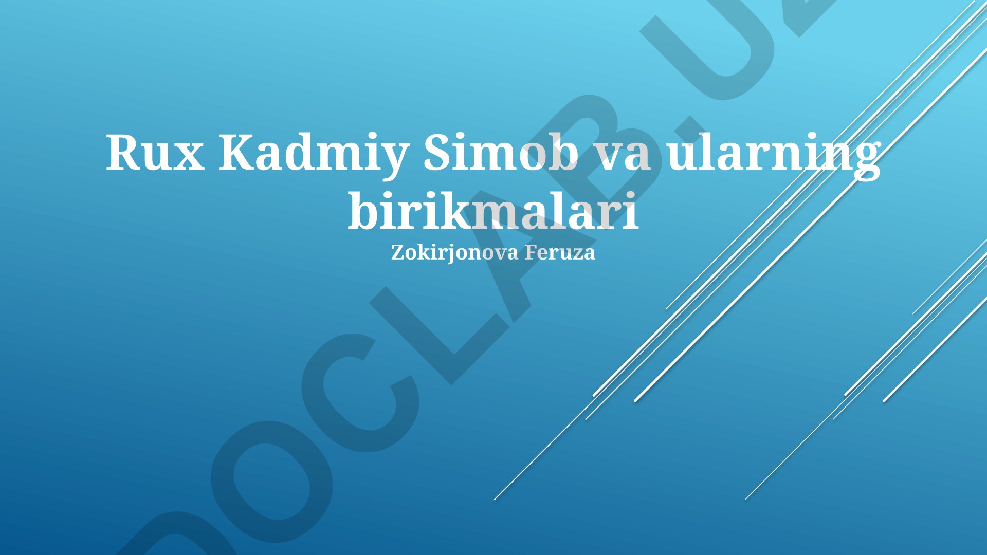 Kadmiy, simob va ularning birikmalari: xususiyatlar, ta'siri va aniqlash usullari
