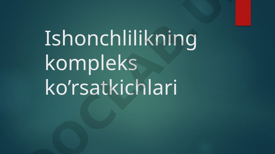 Transport vositalarining texnik holati va ishonchlilik ko'rsatkichlari