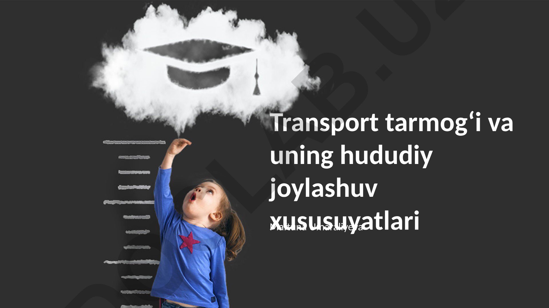Transport tarmog‘i va uning hududiy joylashuv xususiyatlari