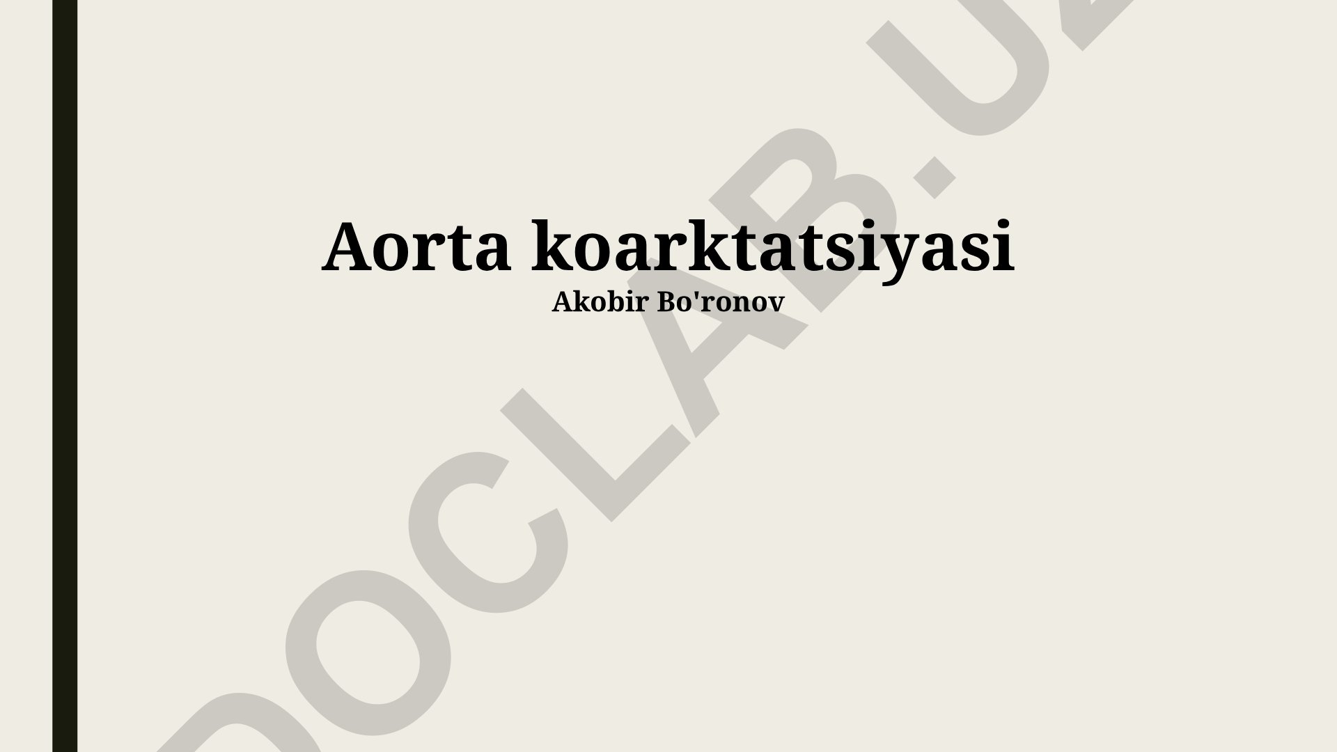 Aorta koarktatsiyasi: ta'rif, turlari, diagnostika va davolash