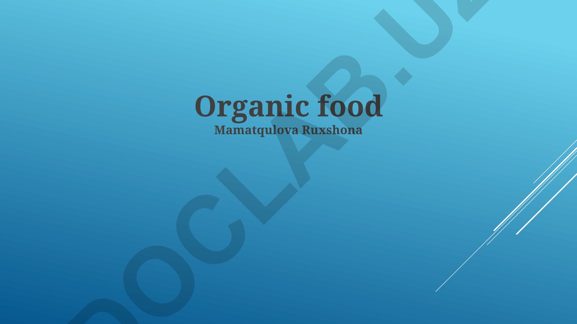 Organic Food: Benefits, Drawbacks and Future Perspectives