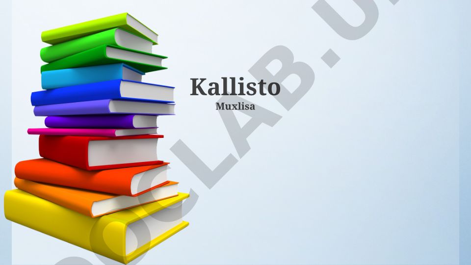Kallisto oyining geologik xususiyatlari va tadqiqot tarixi