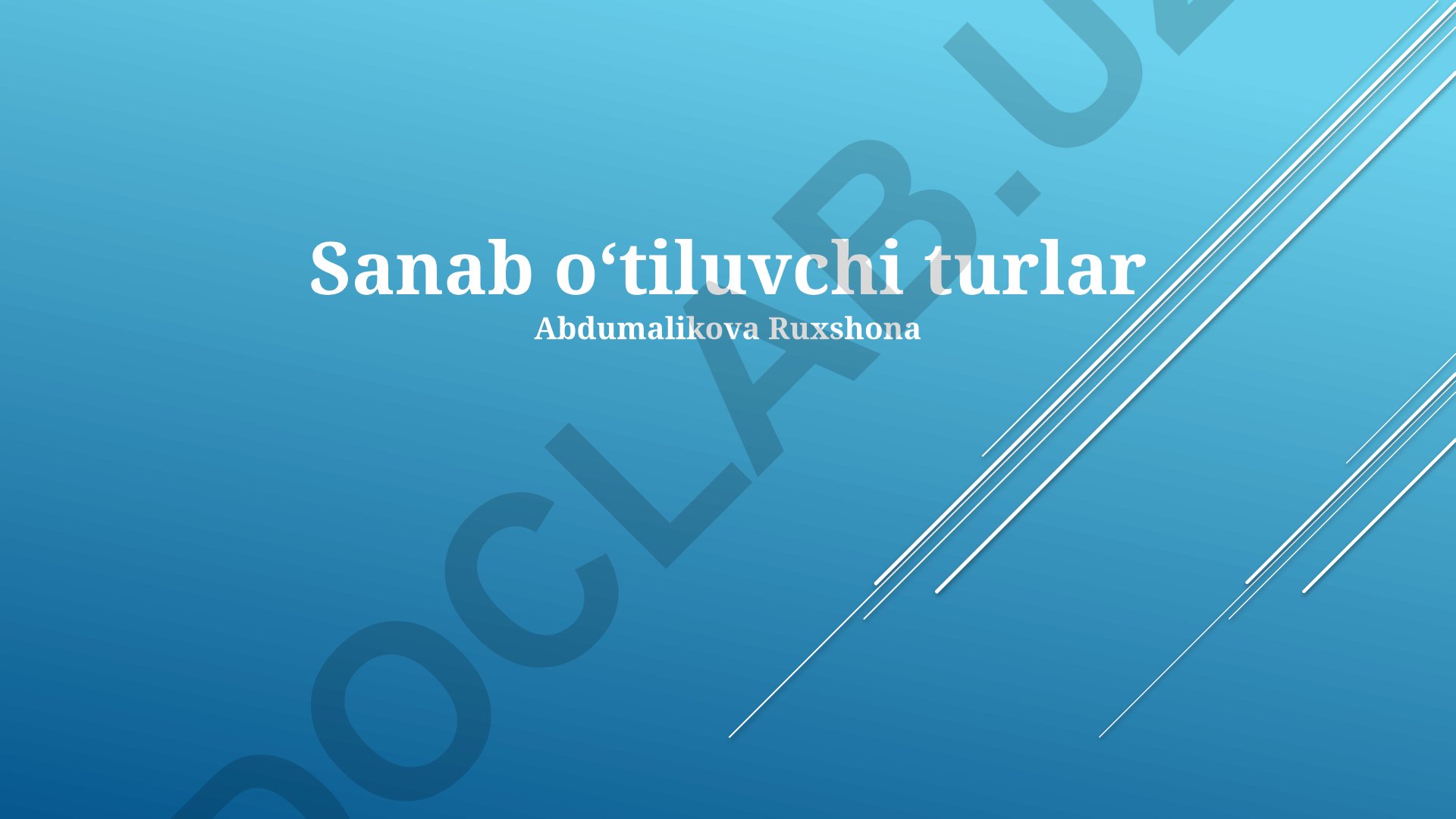 Yaroqli Dehqonchilik Yerlarini Tiklash va Himoya Qilish