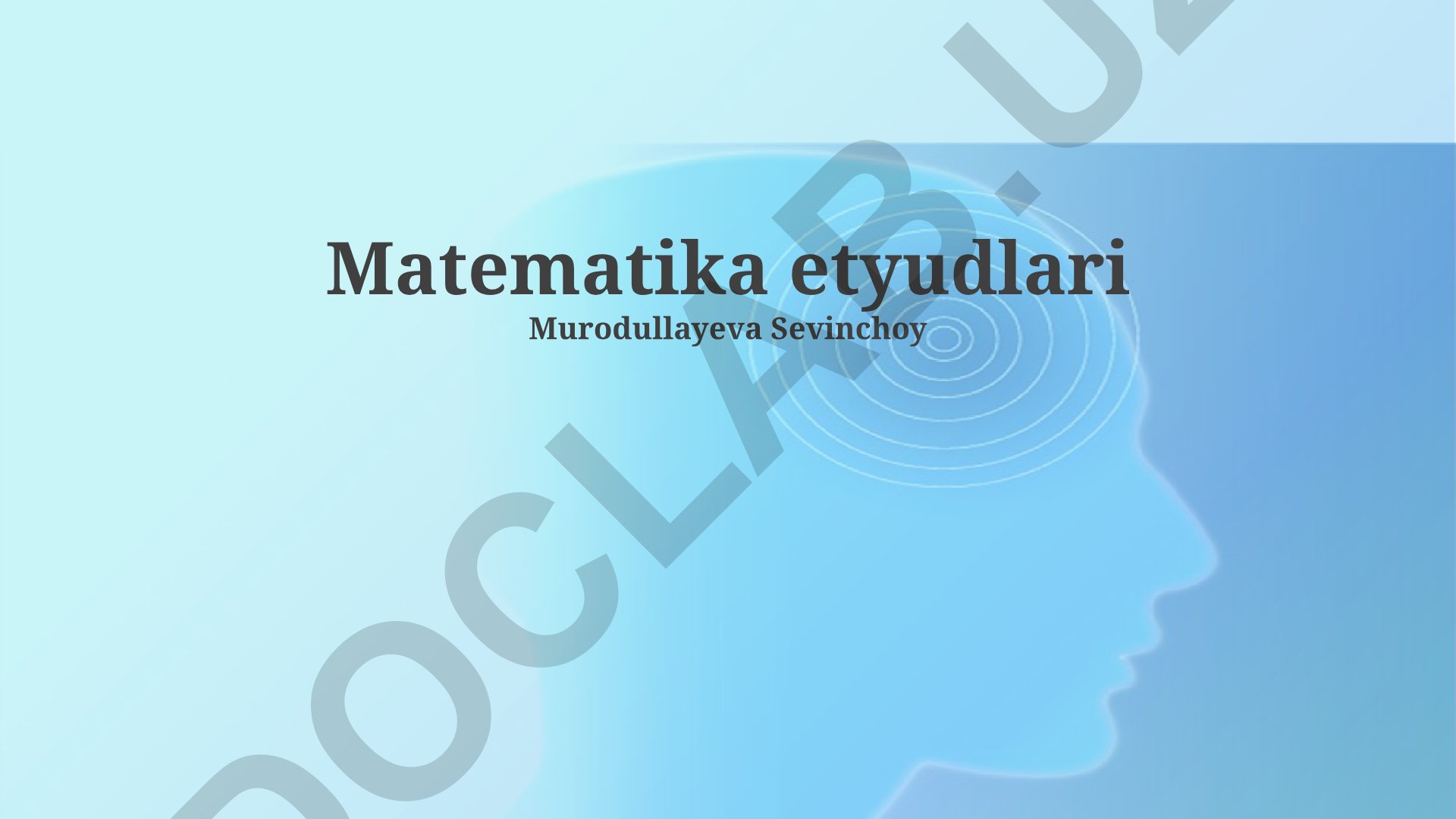 Matematik Tadqiqotlarning Asosiy Tushunchalari va Zamonaviy Usullari