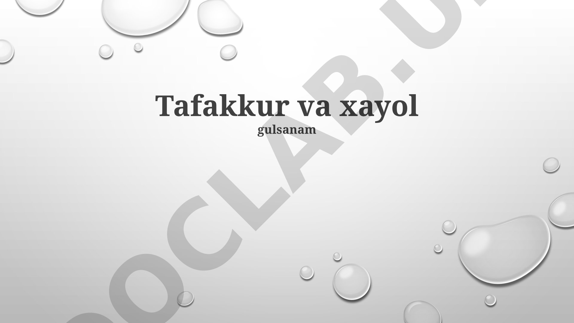 Tafakkur va xayol: refleksiya va xayolotning o'zaro bog'liqligi