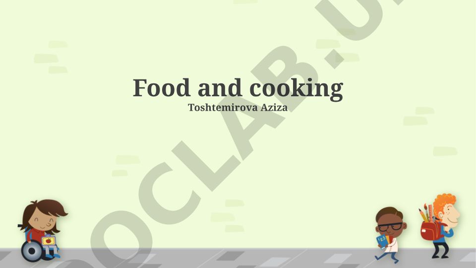 Food and cooking
