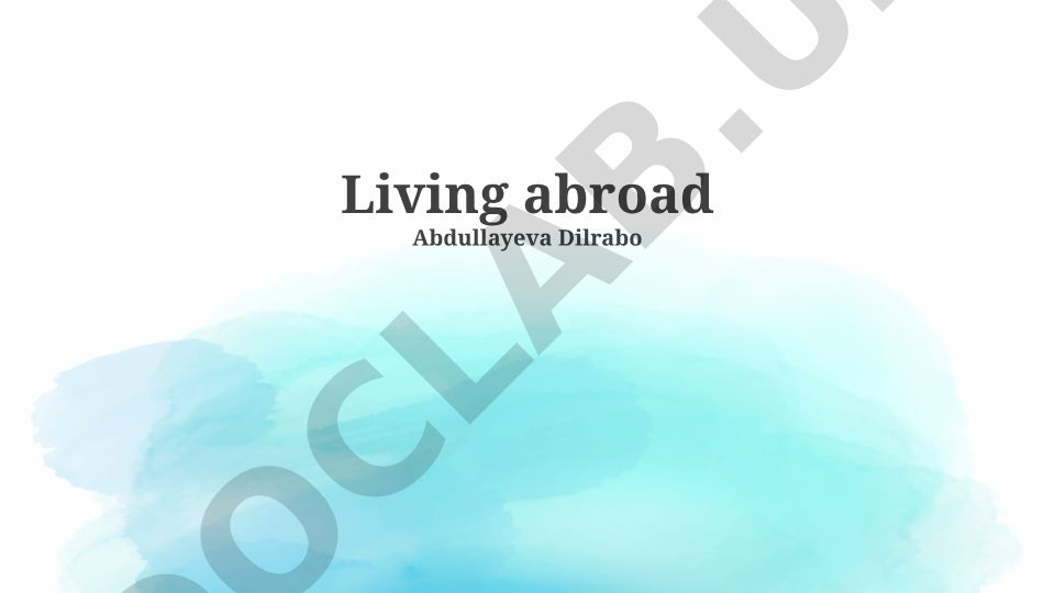 Living Abroad: Key Considerations and Adaptation