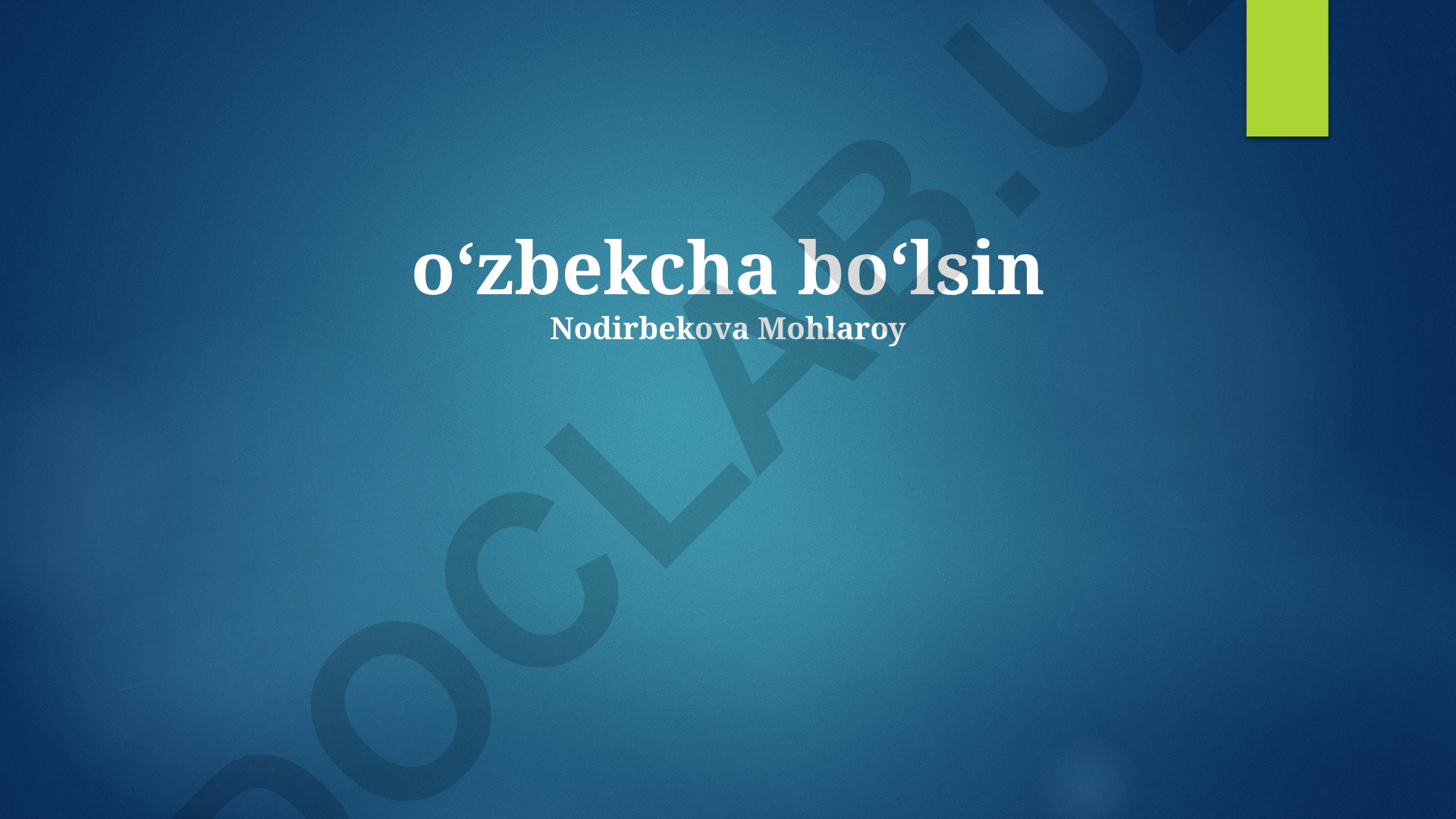 O'zbek tilida "Let It Be" qo'shig'ining tarjima va madaniy moslashuvi