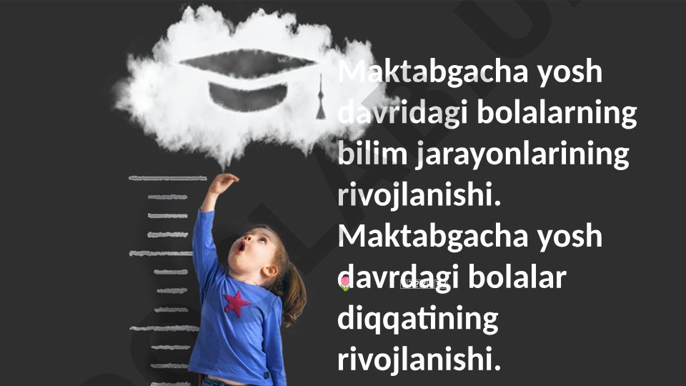 Maktabgacha yoshdagi bolalarning kognitiv rivojlanishi va diqqatini rivojlantirish