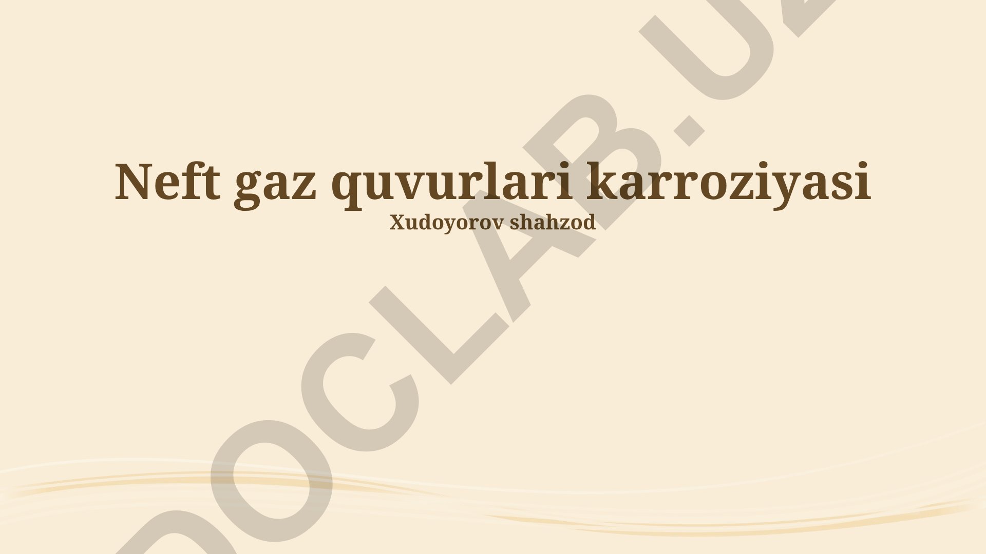 Neft gaz quvurlari korroziyasi va himoya usullari
