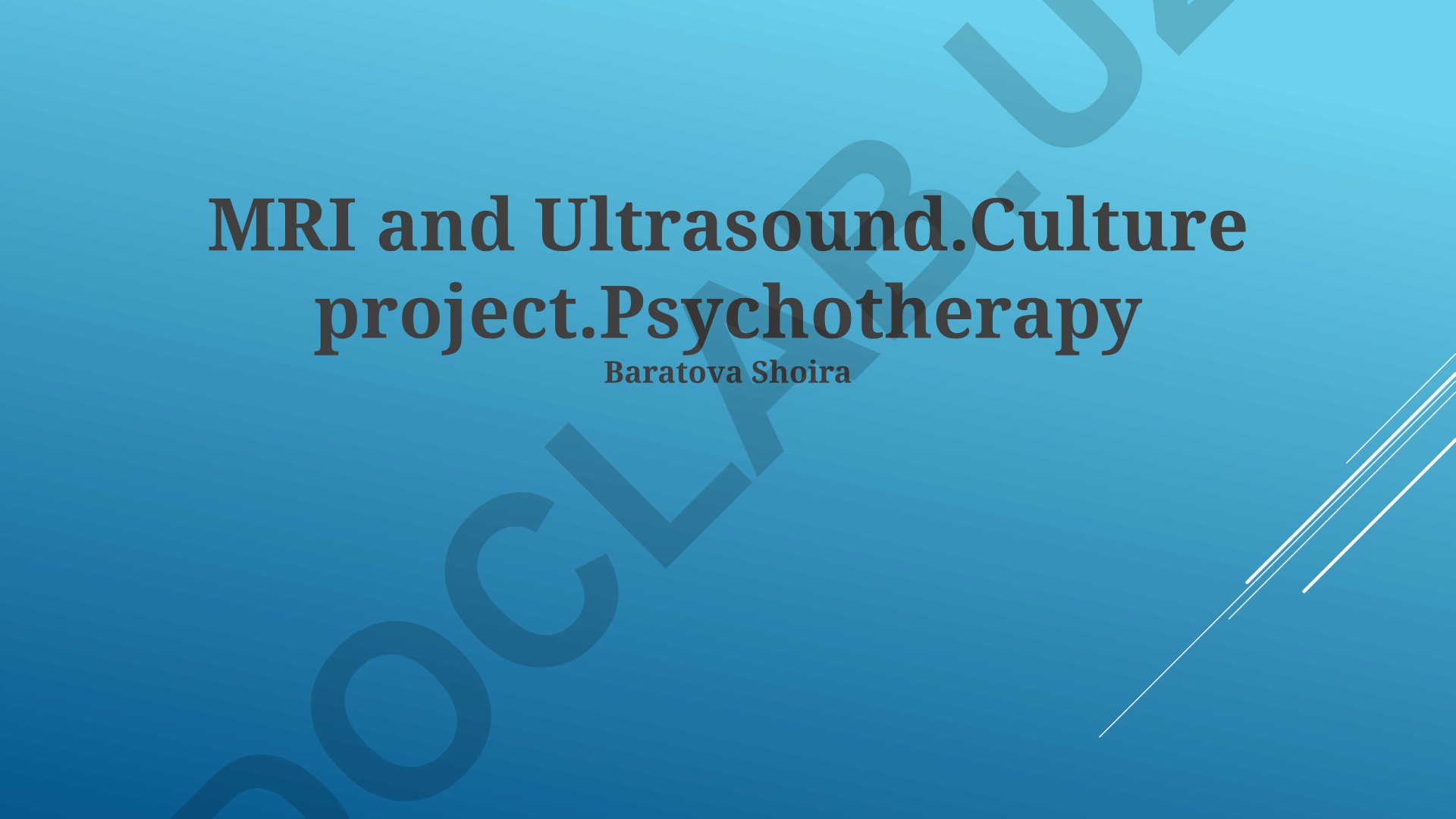Psychotherapy in the Age of Advanced Diagnostics: Cultural Perspectives on Medical Imaging