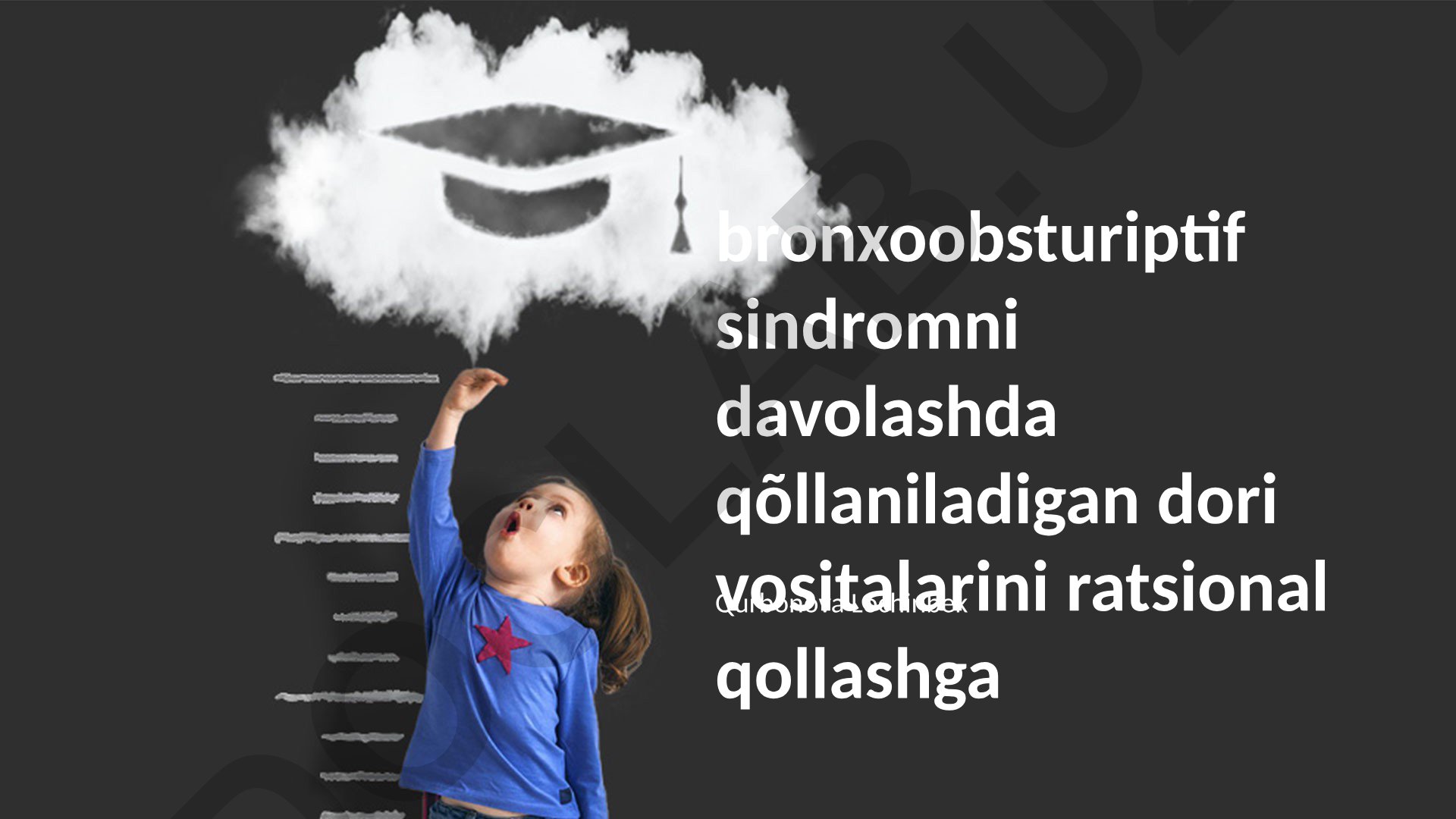Bronxoobstruktiv sindromni davolashda dori vositalarini ratsional qo'llash