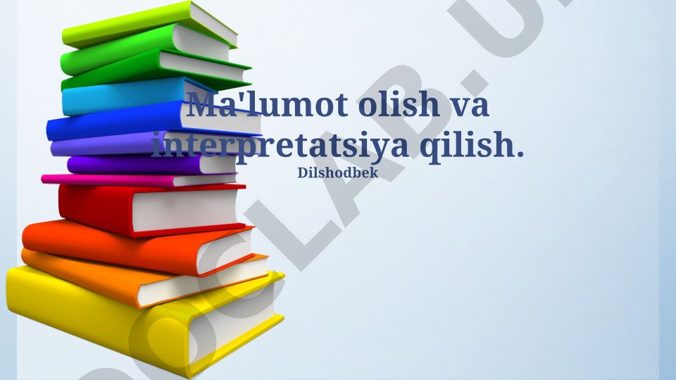 Ma'lumotlarni yig'ish va tahlil qilish usullari