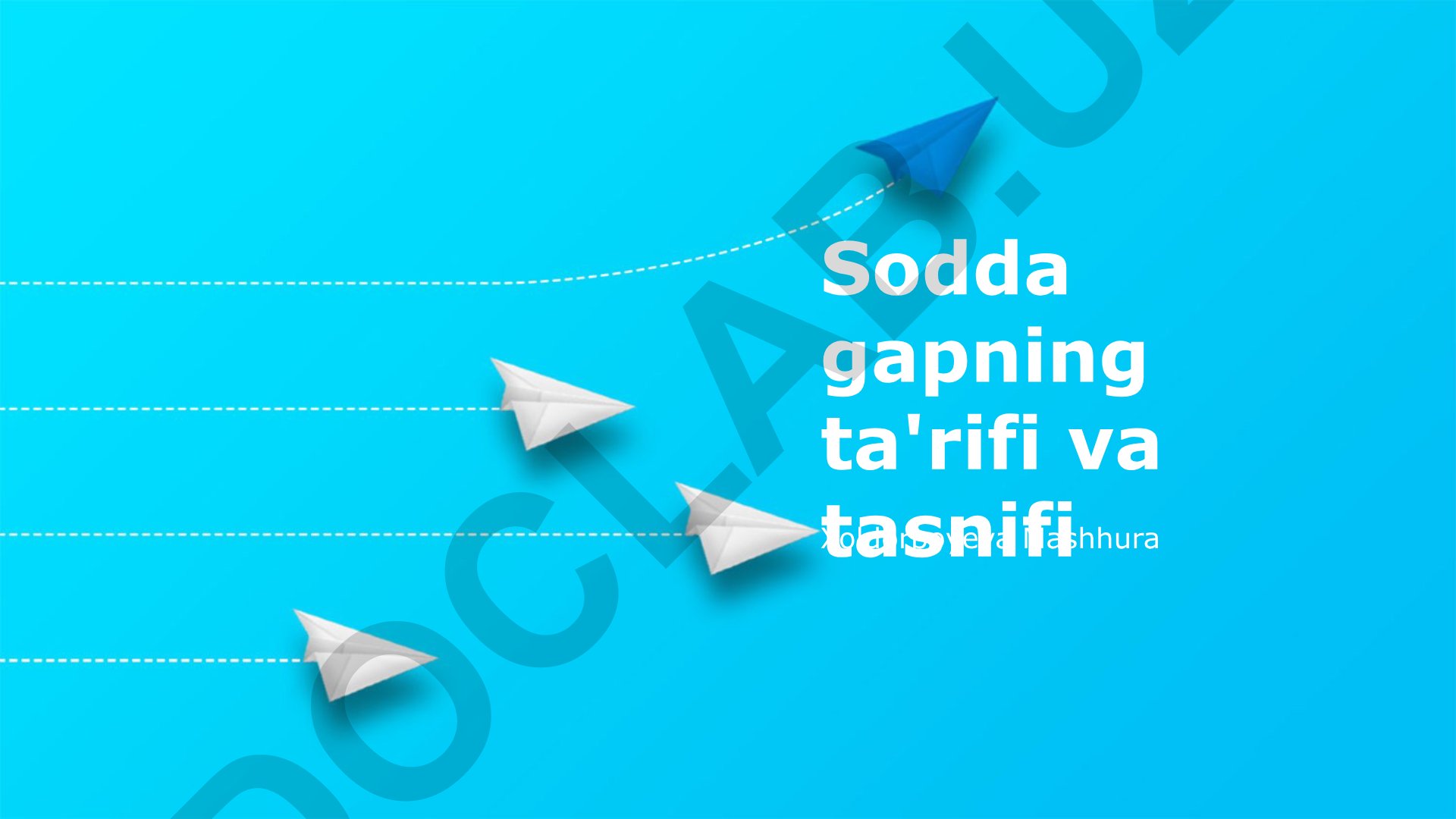 Sodda yoriqlarning ta'rifi, tasnifi va davolash usullari