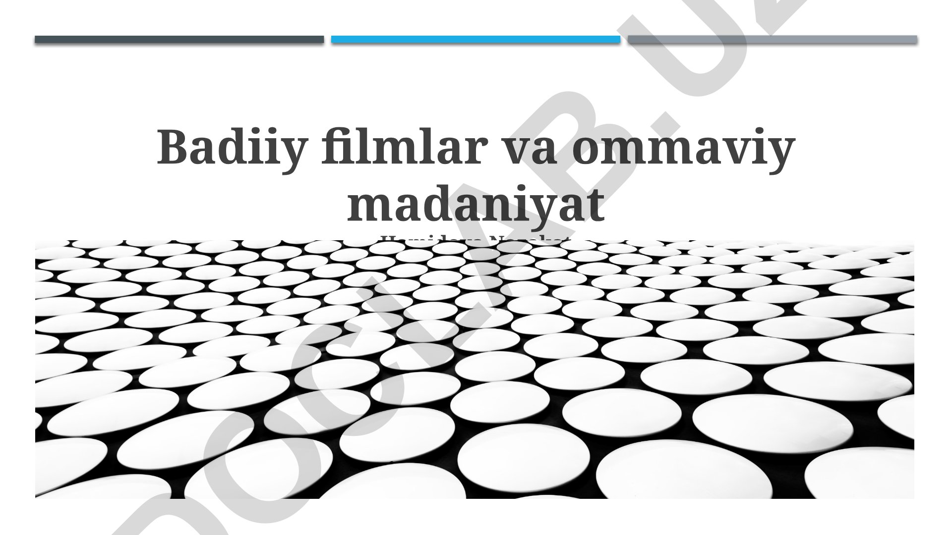 Badiiy filmlar va ommaviy madaniyat