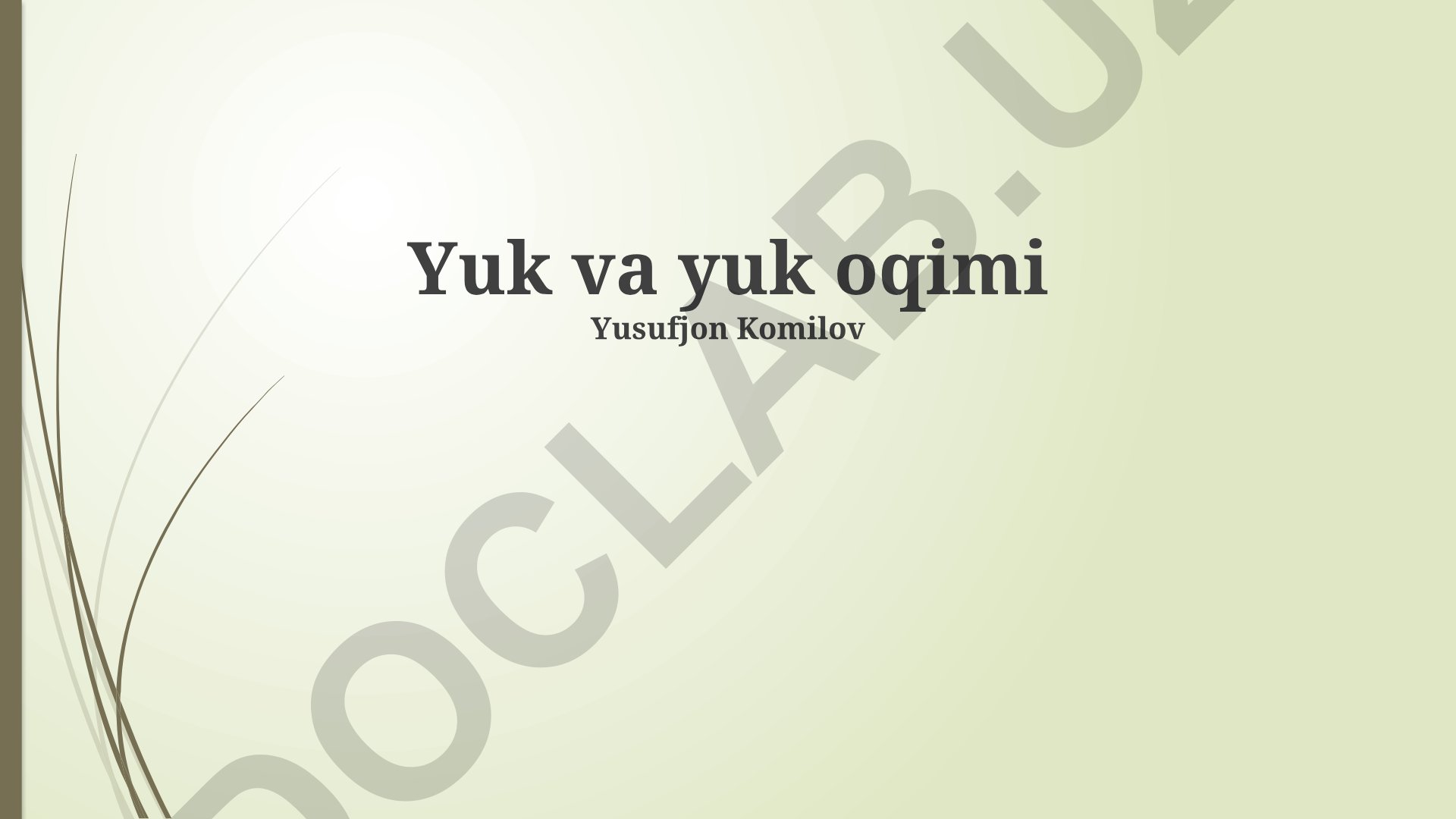 Qor oqimi va uning ekologik ahamiyati