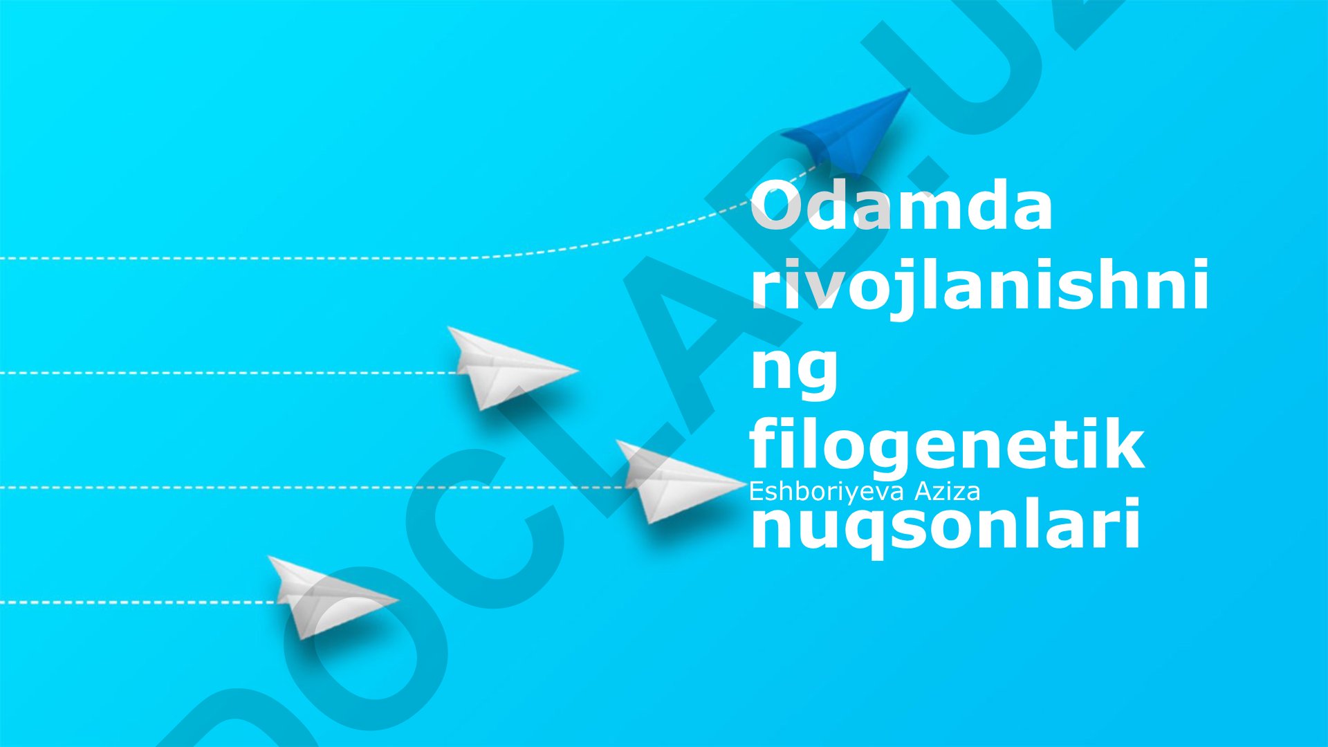 Odamda rivojlanishning filogenetik nuqsonlari