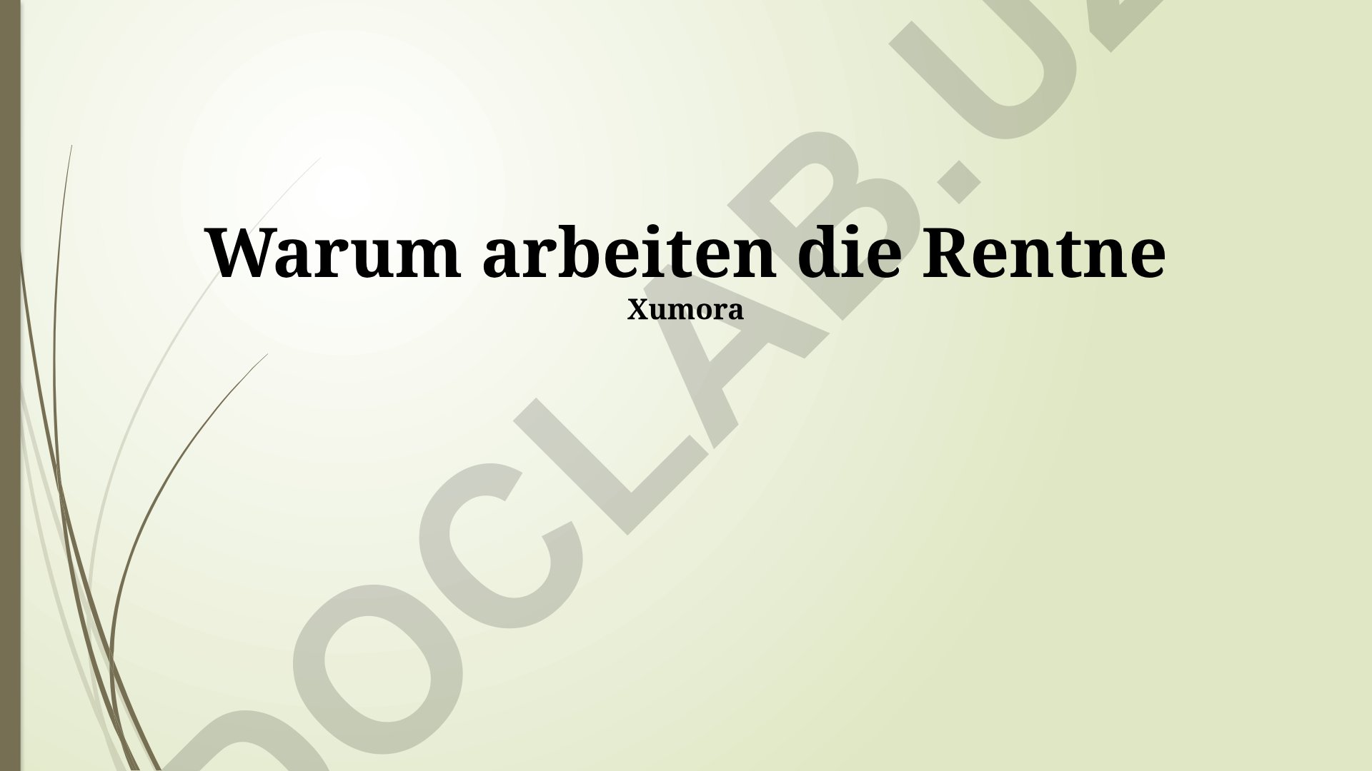 Rentner in Bayern: Gründe für Teilzeitarbeit im Ruhestand