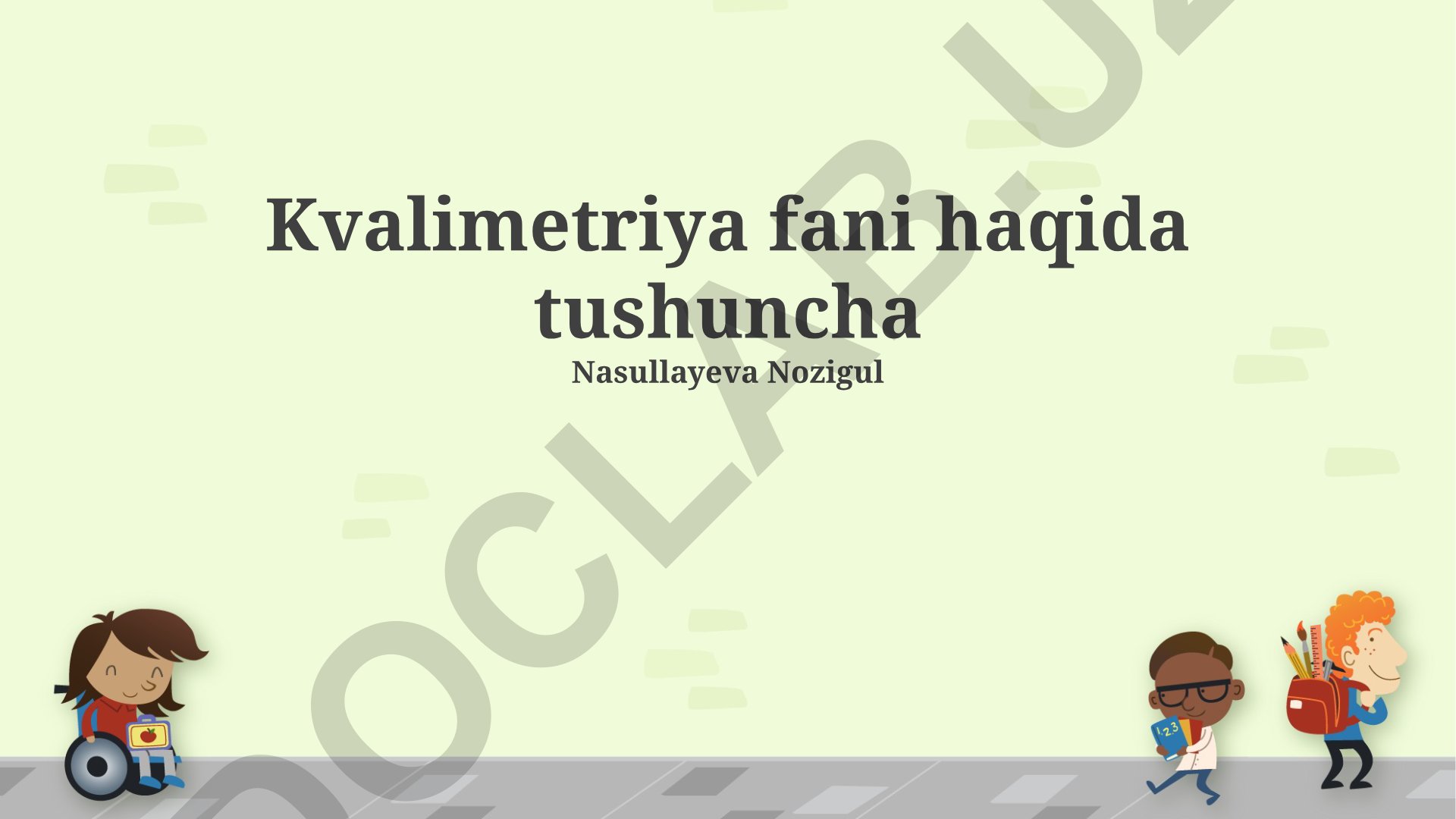 Kvalimetriya fani haqida tushuncha